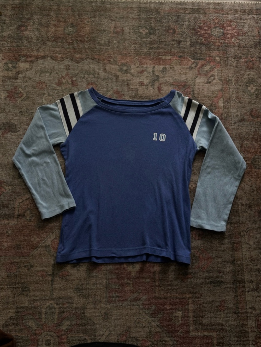 Vintage European Blue Ringer Tee
Number 10 Sportswear
